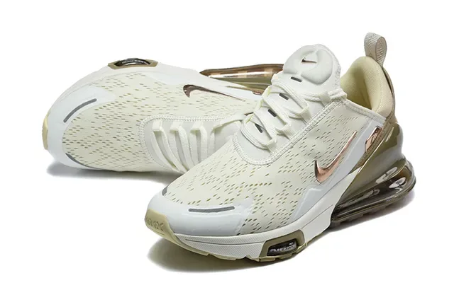 Nike Air Max 270 White and Royal Blue Lifestyle Sneakers 16
