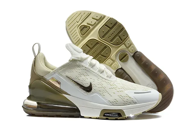 Nike Air Max 270 White and Royal Blue Lifestyle Sneakers 17