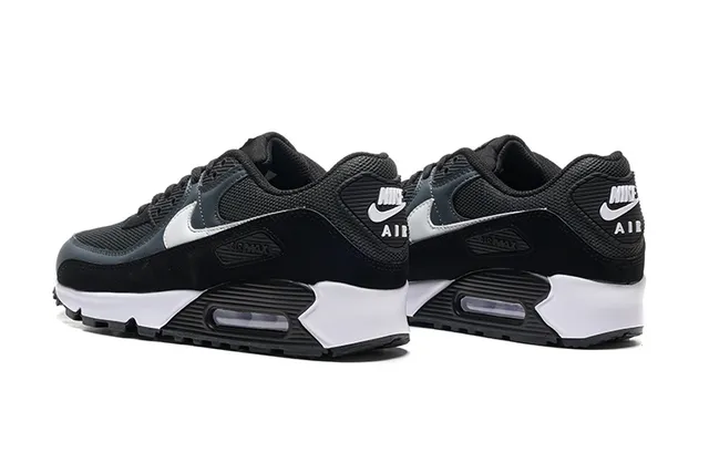 Nike Air Max 90 Black White Lifestyle Sneakers 3