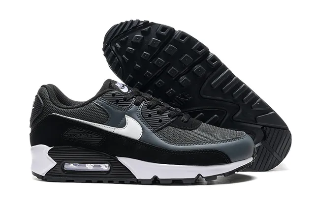 Nike Air Max 90 Black White Lifestyle Sneakers 4