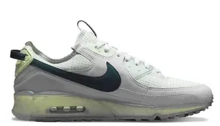 Nike Air Max 90 Light Gray Teal Translucent Sole Lifestyle Sneakers 6
