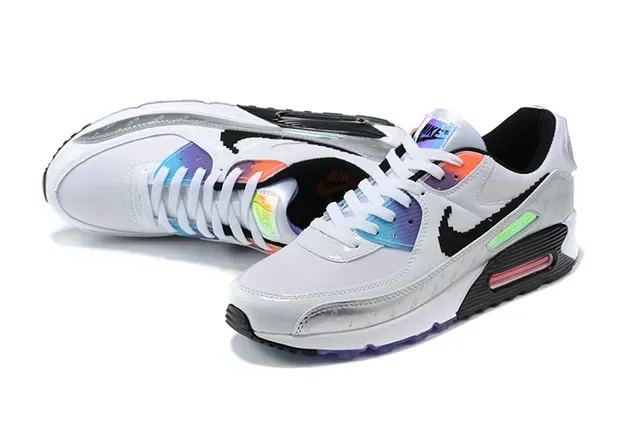 Nike Air Max 90 Multicolor Gradient Lifestyle Sneakers 4