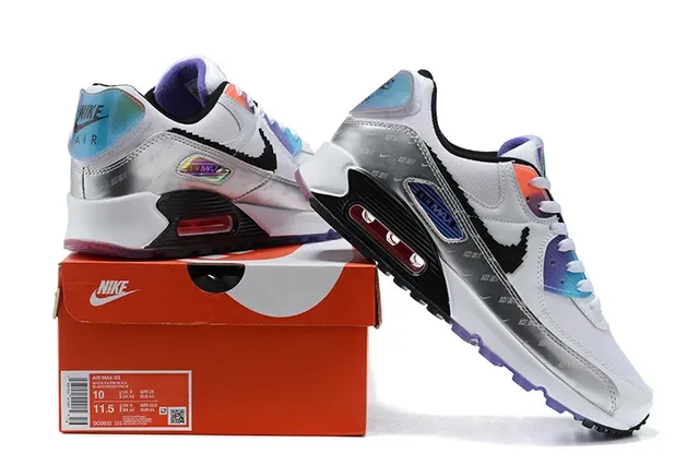 Nike Air Max 90 Multicolor Gradient Lifestyle Sneakers 6