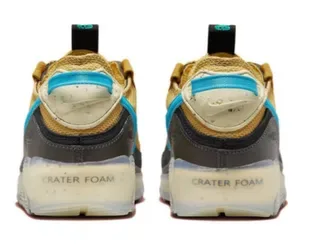 Nike Air Max 90 Mustard Green Cyan Lifestyle Sneakers 3