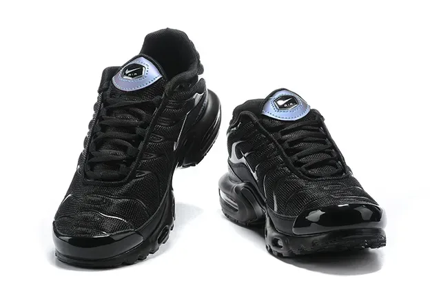 Nike Air Max Plus Black and White Lifestyle Sneakers 23