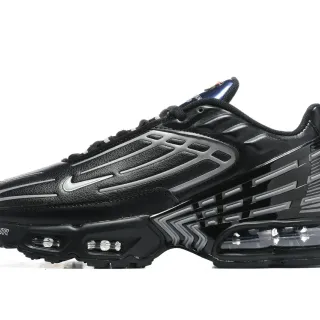 Nike Air Max Plus Tuned Air Black Silver Lifestyle Sneakers