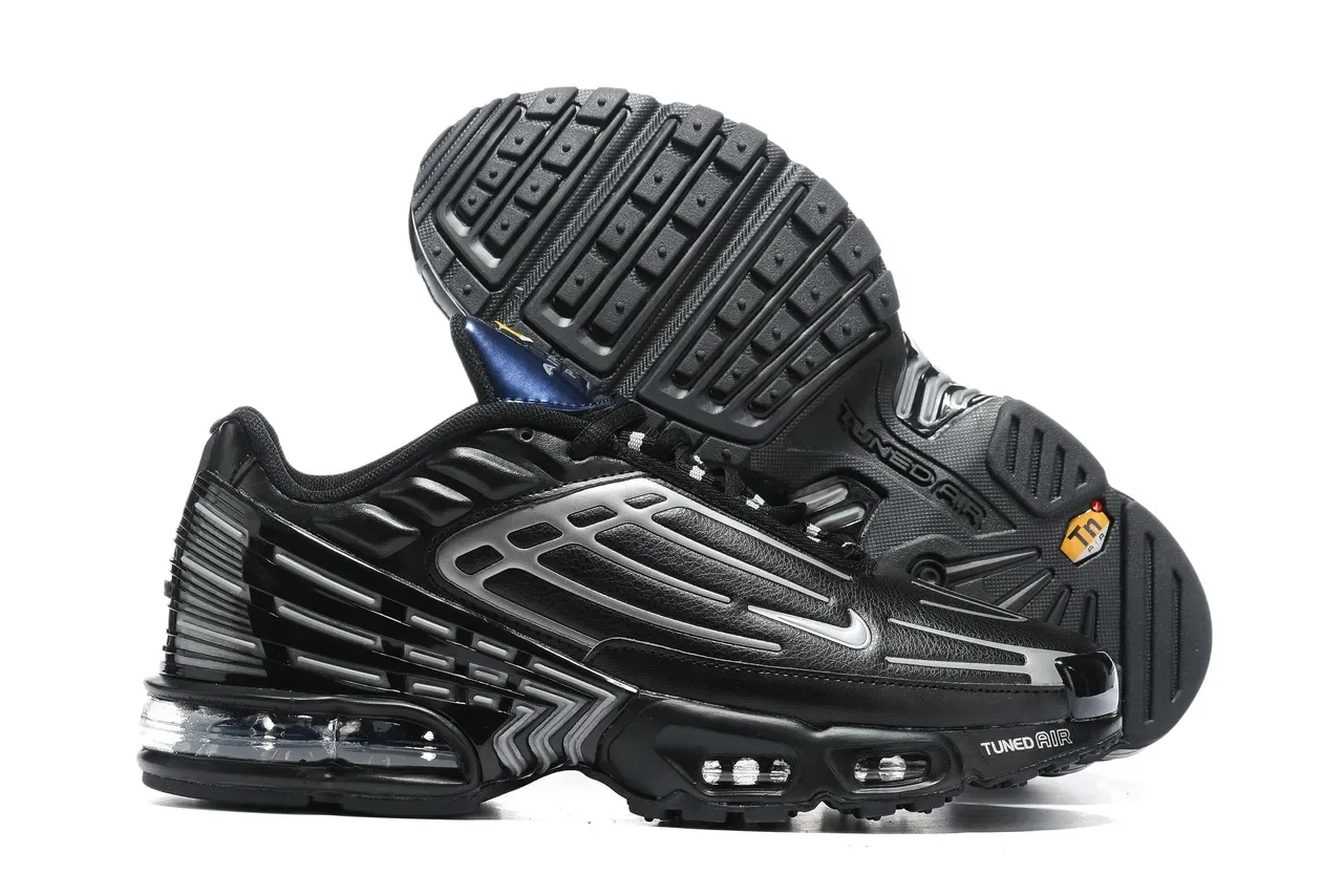 Nike Air Max Plus Tuned Air Black Silver Lifestyle Sneakers 2