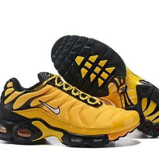 Nike Air Max Plus Yellow and Black Lifestyle Sneakers