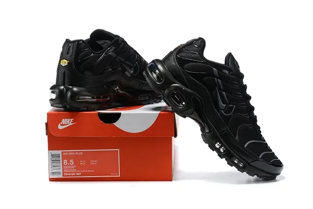 Nike Air Max Plus Yellow and Black Lifestyle Sneakers 8