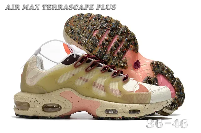Nike Air Max Terrascape Plus Off-White Pink Speckled Lifestyle Sneakers 5