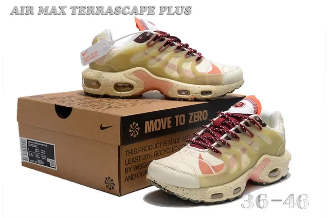 Nike Air Max Terrascape Plus Off-White Pink Speckled Lifestyle Sneakers 6