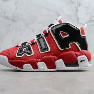 Nike Air More Uptempo Red Black White Basketball Shoes