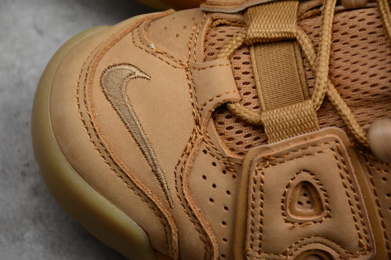 Nike Air More Uptempo Wheat Basketball Shoes 8