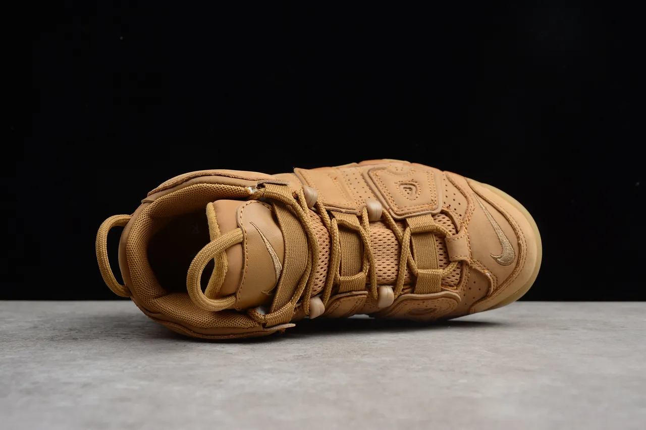 Nike Air More Uptempo Wheat Basketball Shoes 12