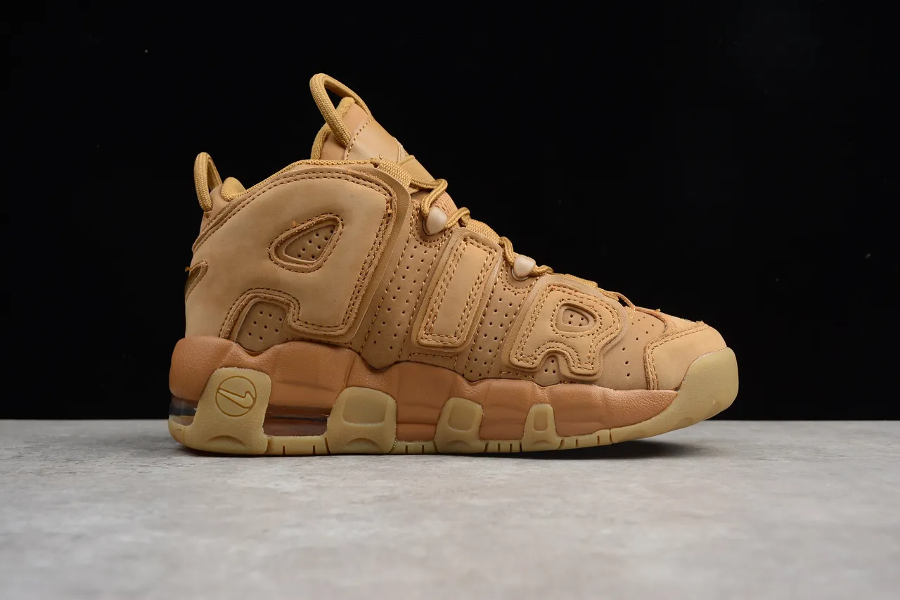 Nike Air More Uptempo Wheat Basketball Shoes 13