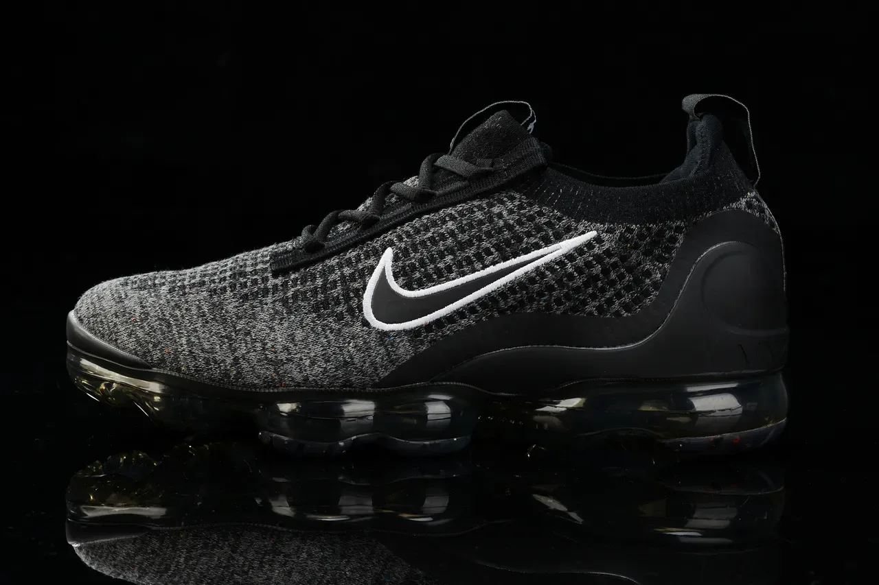 Nike Air VaporMax Black Heather Knit Sneakers Lifestyle 5
