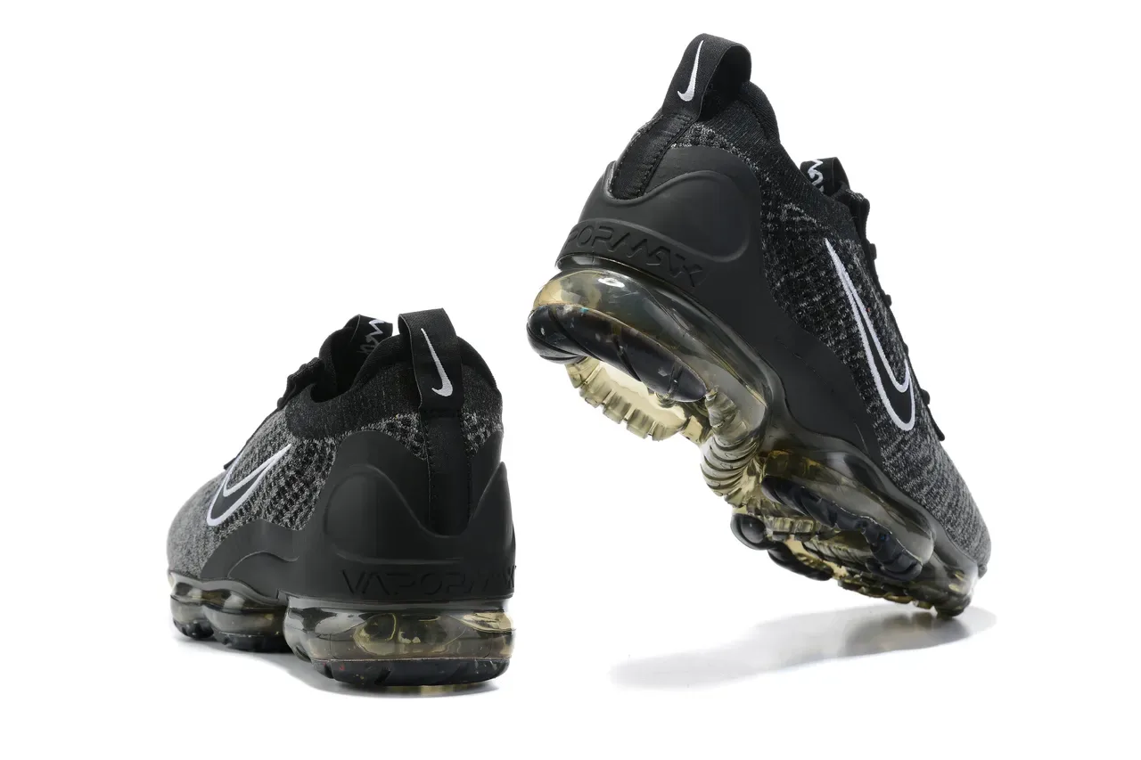Nike Air VaporMax Black Heather Knit Sneakers Lifestyle 10