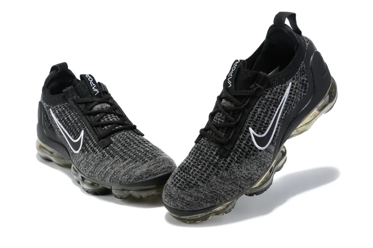 Nike Air VaporMax Black Heather Knit Sneakers Lifestyle 11