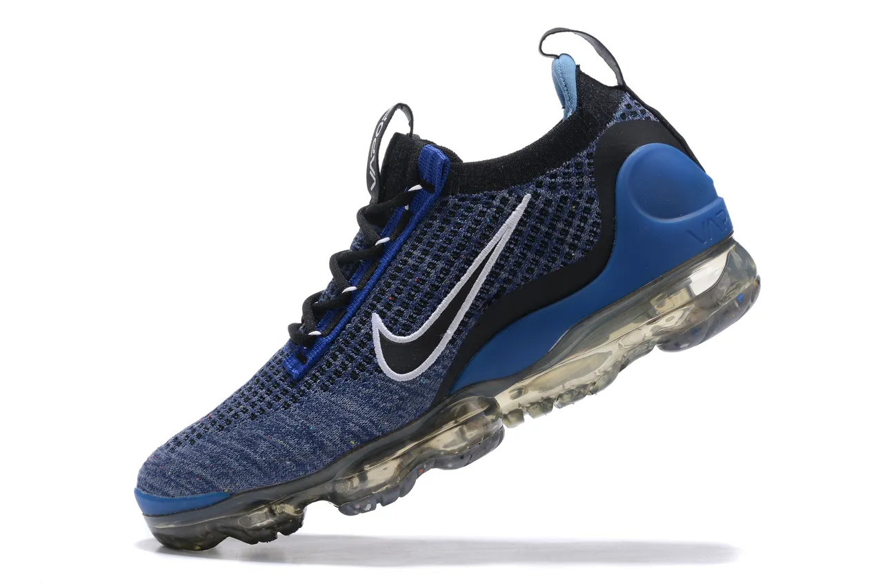 Nike Air VaporMax Flyknit Blue Heather Lifestyle Sneakers 12