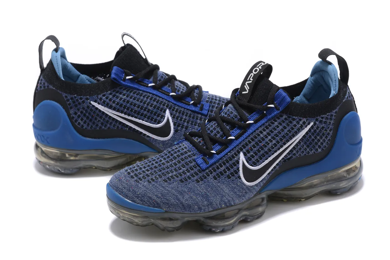 Nike Air VaporMax Flyknit Blue Heather Lifestyle Sneakers 13