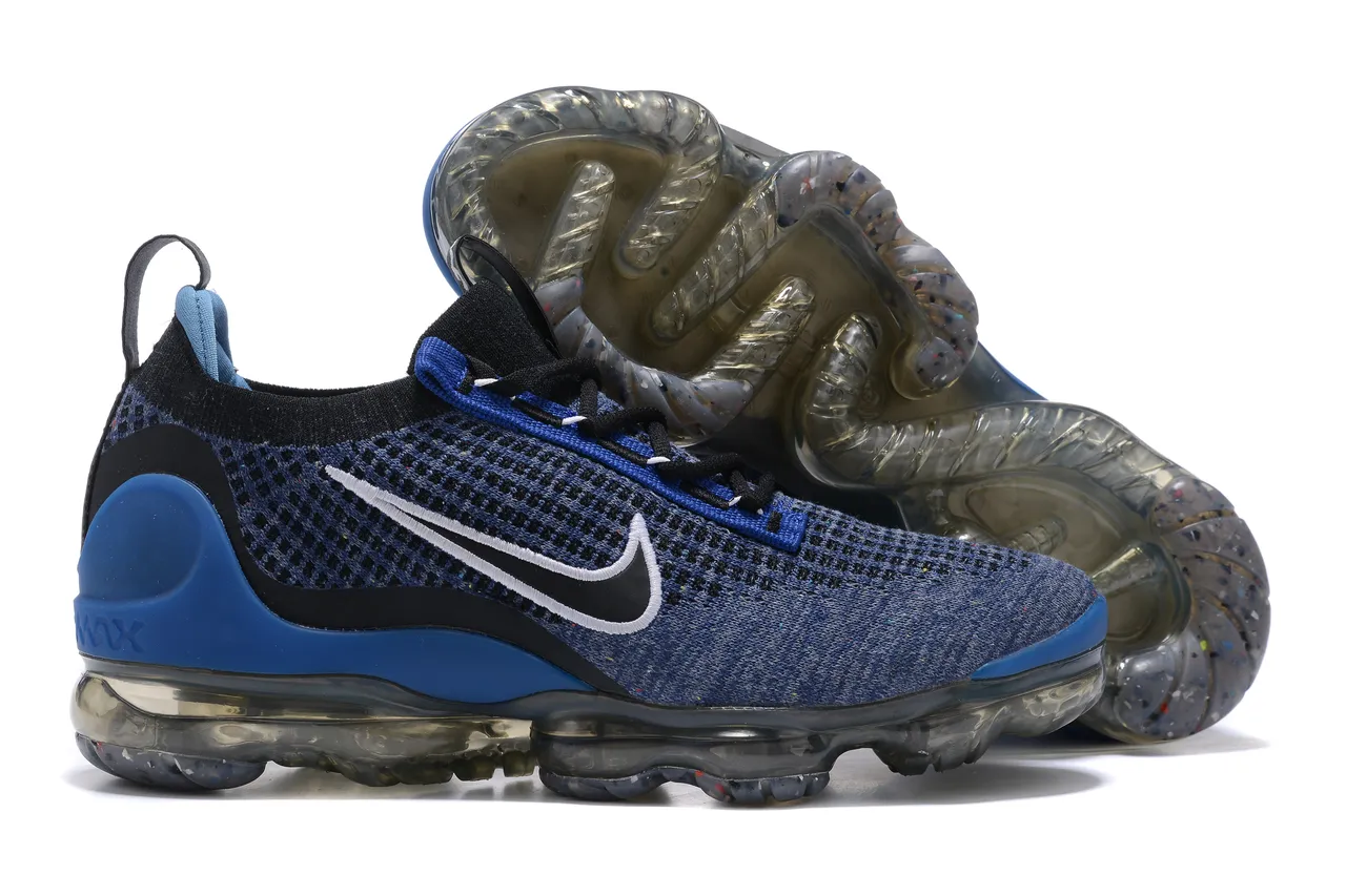 Nike Air VaporMax Flyknit Blue Heather Lifestyle Sneakers 14