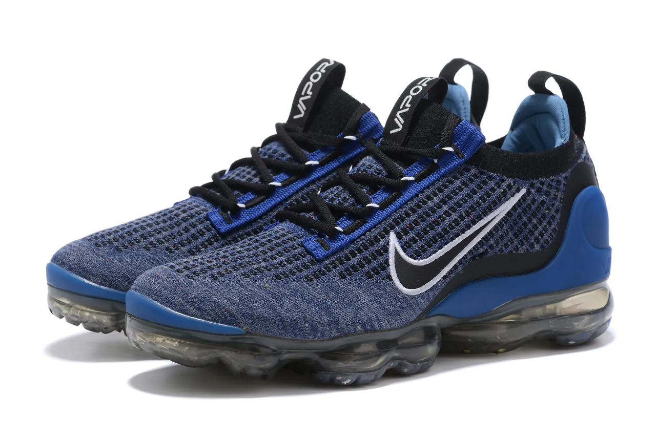 Nike Air VaporMax Flyknit Blue Heather Lifestyle Sneakers 15