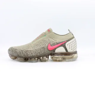 Nike Air VaporMax Flyknit Slip-On Olive Pink Lifestyle Sneakers