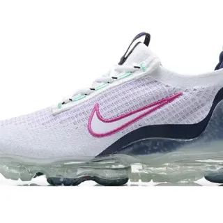 Nike Air VaporMax Flyknit মহিলা সাদা গোলাপী নীল জীবনধারা স্নিকার