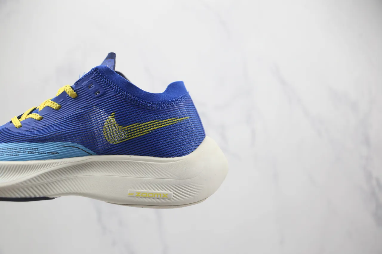 Nike Air Zoom Alphafly Blue Yellow Running Shoes 7