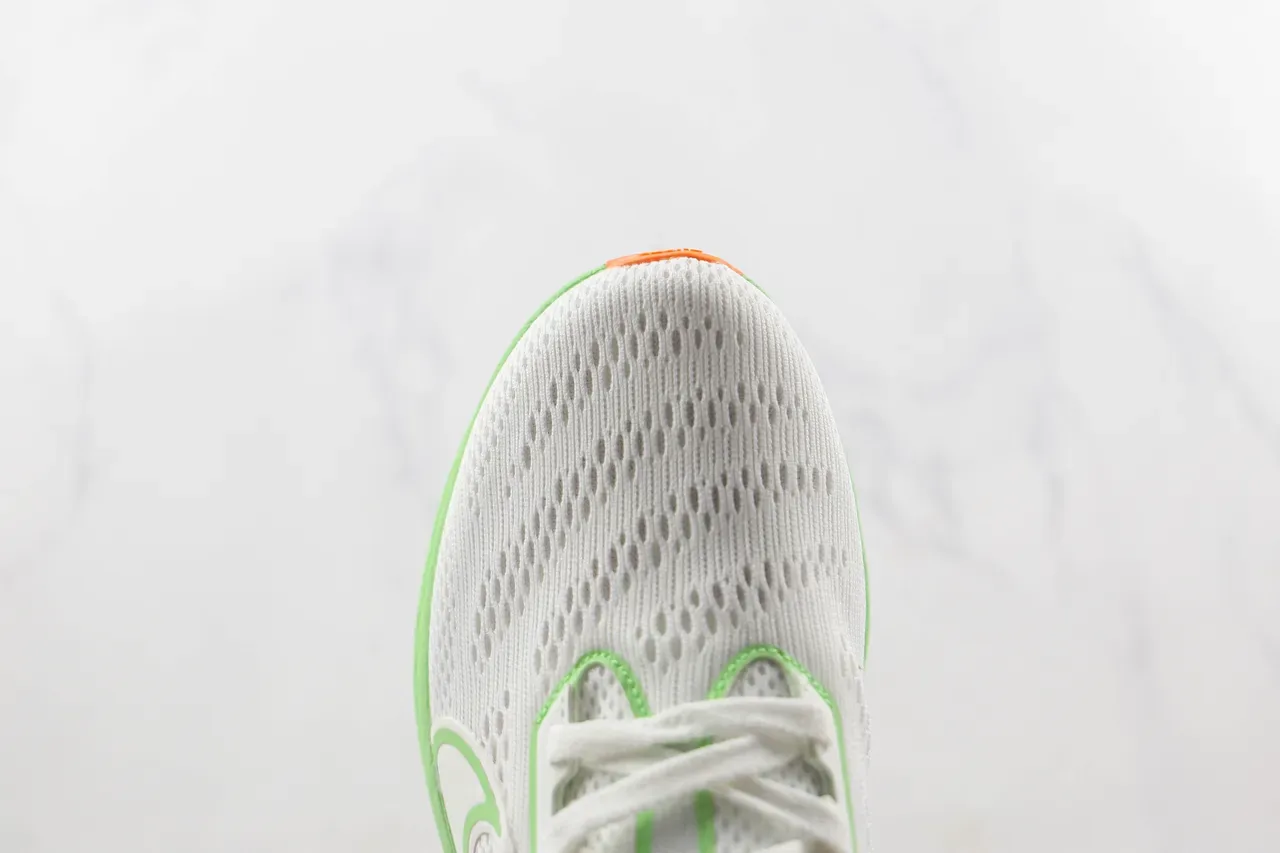 Nike Air Zoom Pegasus Chaussures de running blanc vert lime bleu orange 6