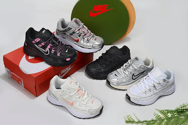 Nike Beige Pink Layered Synthetic Cage Mesh Upper Lifestyle Sneakers 3