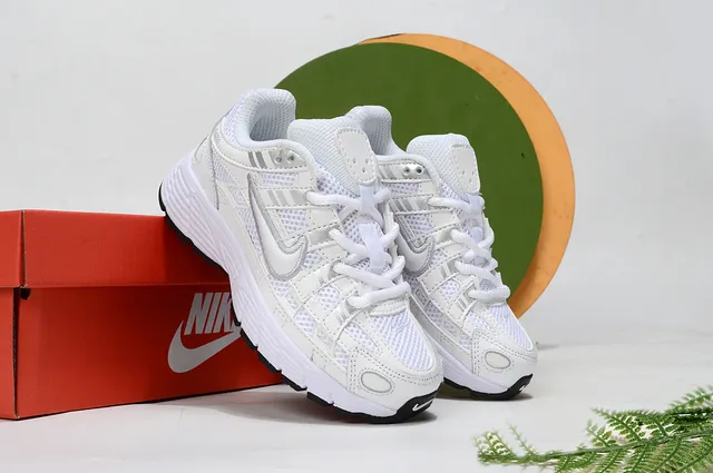 Nike Beige Pink Layered Synthetic Cage Mesh Upper Lifestyle Sneakers 5