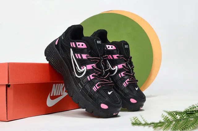 Nike Beige Pink Layered Synthetic Cage Mesh Upper Lifestyle Sneakers 6