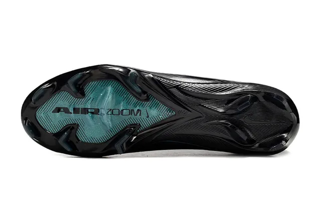 Nike Black Blue Low-Cut Knit Upper Integrated Sock Collar Firm-Ground Soccer Shoes 6
