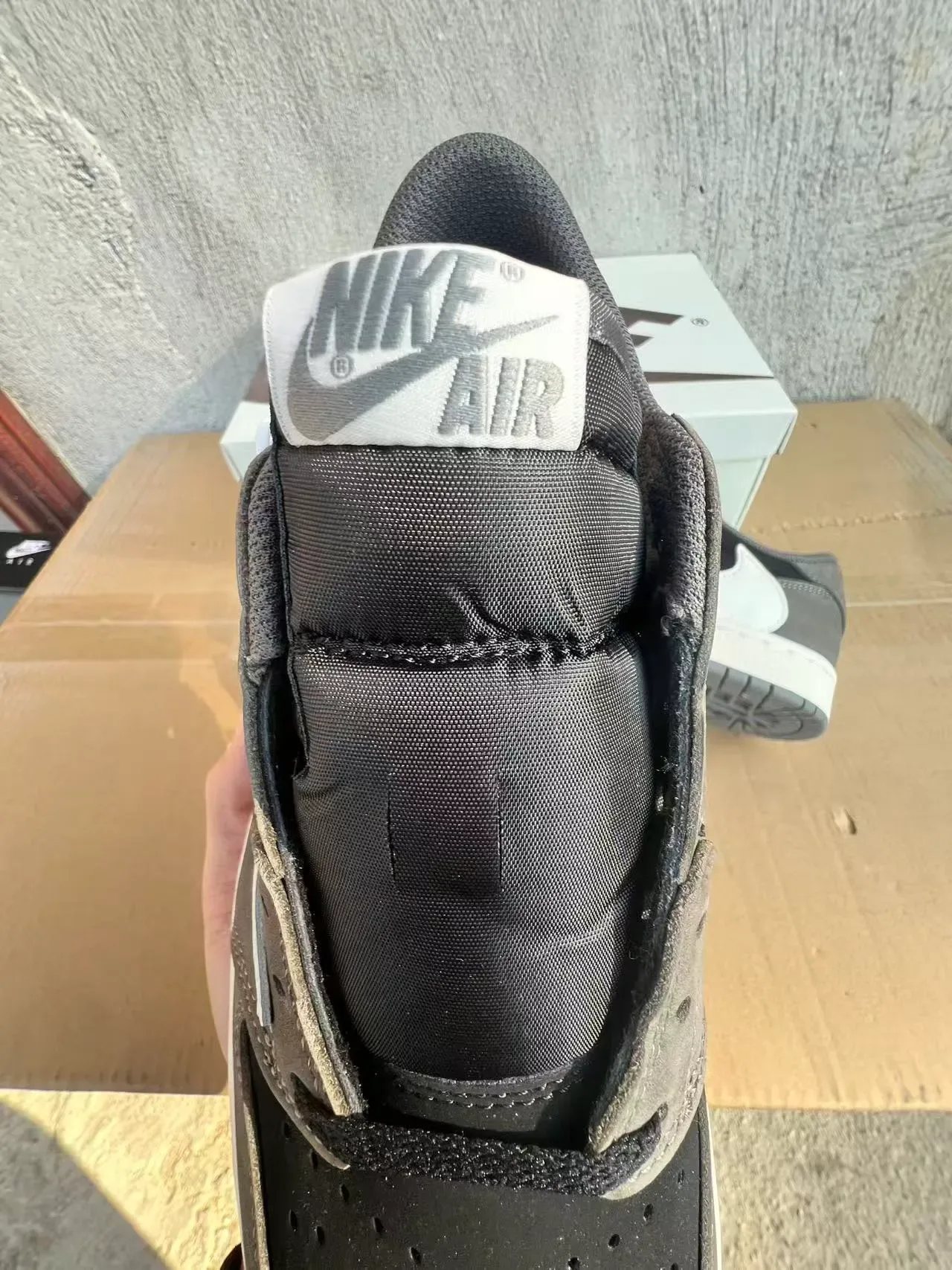 Nike Black Gray Low-Top Silhouette Mixed-Material Upper Lifestyle Sneakers 4