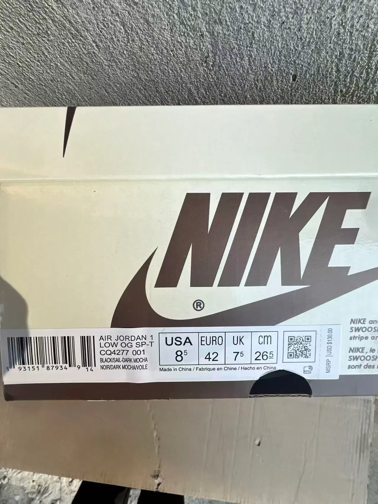 Nike Black Gray Low-Top Silhouette Mixed-Material Upper Lifestyle Sneakers 10