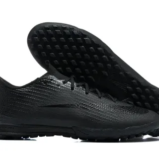 Nike Zapatos de fútbol negro superior en malla césped