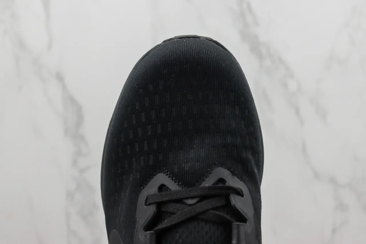 Nike Black Monochrome Engineered Mesh Upper Running Shoes 6