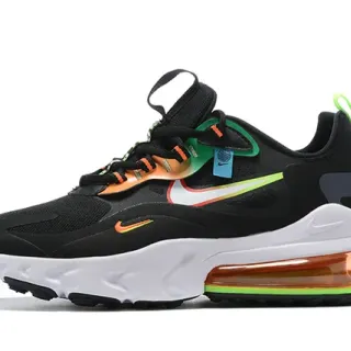 Nike Black Multicolor Chunky Midsole Visible Air Unit Lifestyle Sneakers