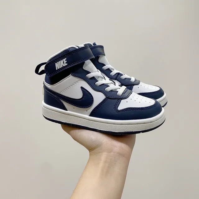 Nike Black Pink Tênis alto acolchoado colar de tornozelo sapatos de basquete 6