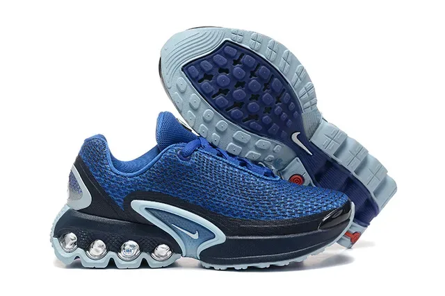 Nike Blue Black Gradient Mesh Upper Visible Spherical Cushioning Pods Sneakers 11
