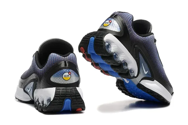 Nike Blue Black Gradient Mesh Upper Visible Spherical Cushioning Pods Sneakers 21