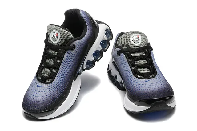 Nike Blue Black Gradient Mesh Upper Visible Spherical Cushioning Pods Sneakers 22