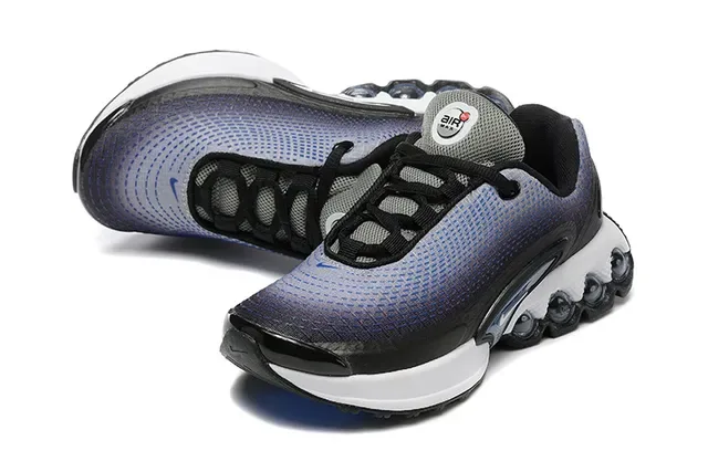 Nike Blue Black Gradient Mesh Upper Visible Spherical Cushioning Pods Sneakers 23
