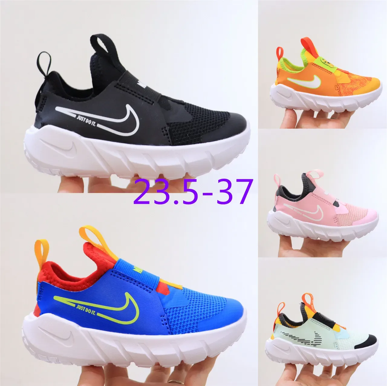 Nike Blue Black Slip-On Mesh Upper Lifestyle Sneakers 2