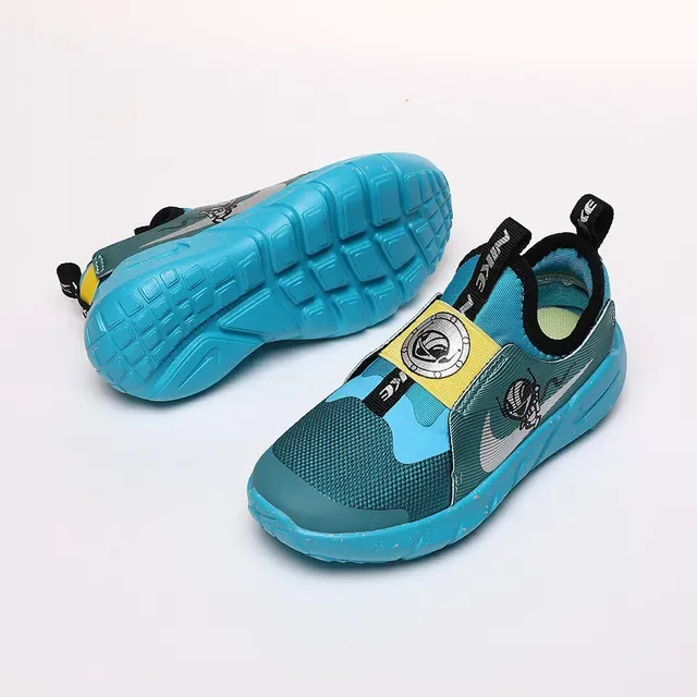 Nike Blue Black Slip-On Mesh Upper Lifestyle Sneakers 16