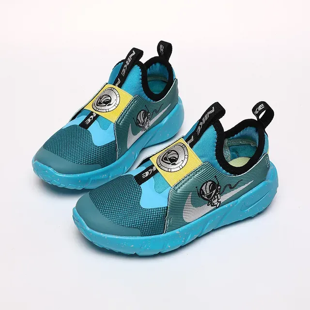 Nike Blue Black Slip-On Mesh Upper Lifestyle Sneakers 19