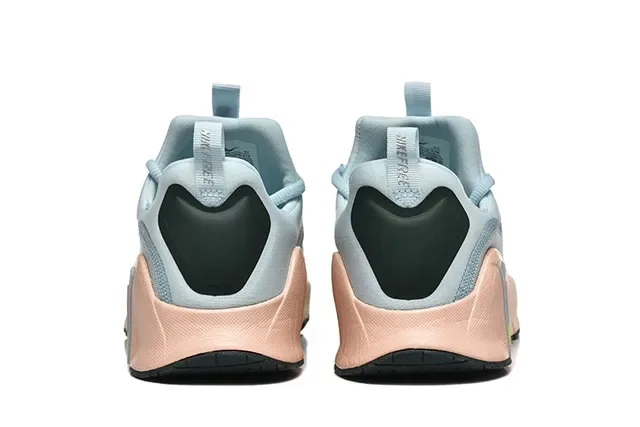 Nike Blue Pink Sculpted Segmented Midsole Knit Upper Lifestyle Sneakers 3