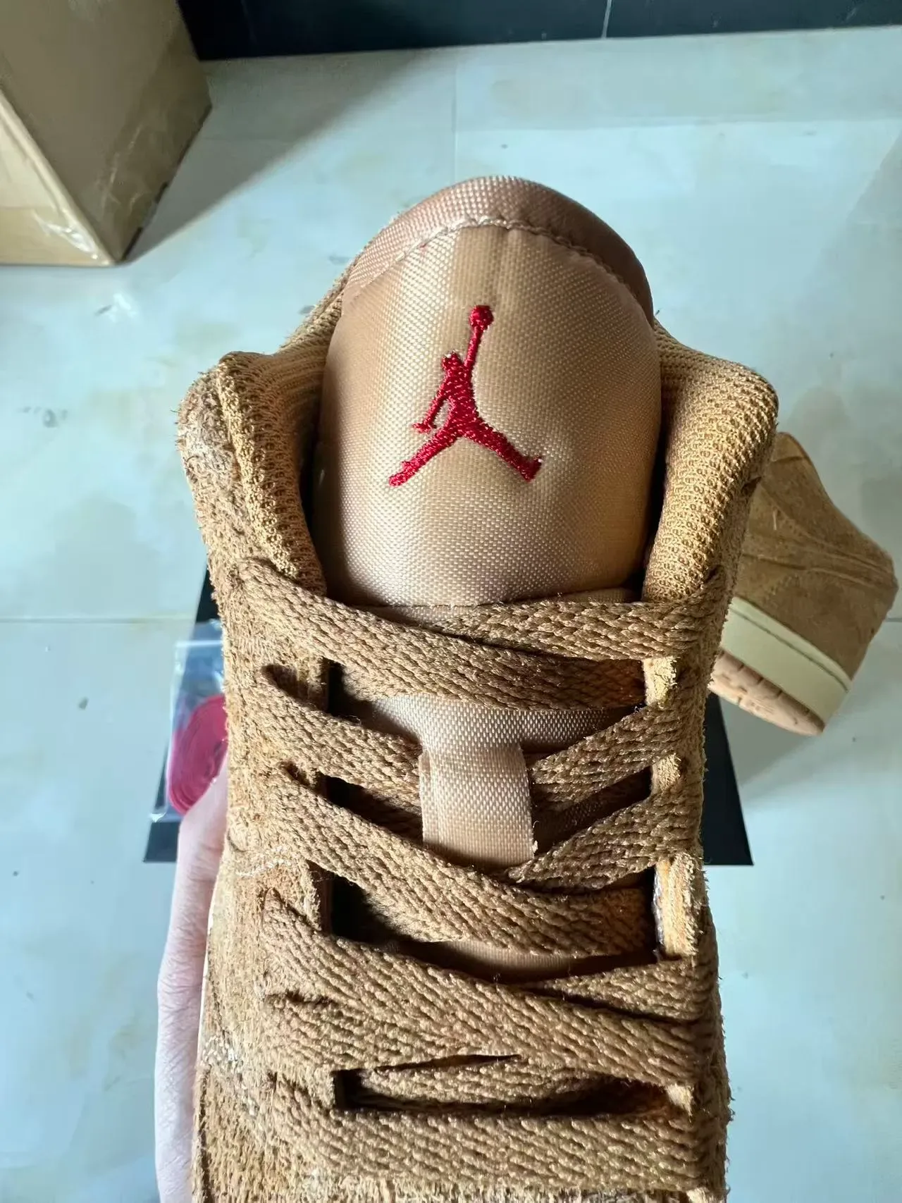Nike Brown Beige Suede Upper Monochromatic Tan Lifestyle Sneakers 4