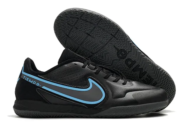 Nike brun noir métallique rose-or supérieur contre-talon chaussures de football intérieur 3